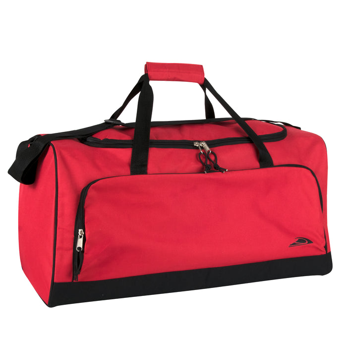 24 Inch Wide-Pocket Duffle Bags - BagsInBulk.com