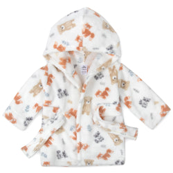 Forest Animal Toddler Robe - Grey - BagsInBulk.com