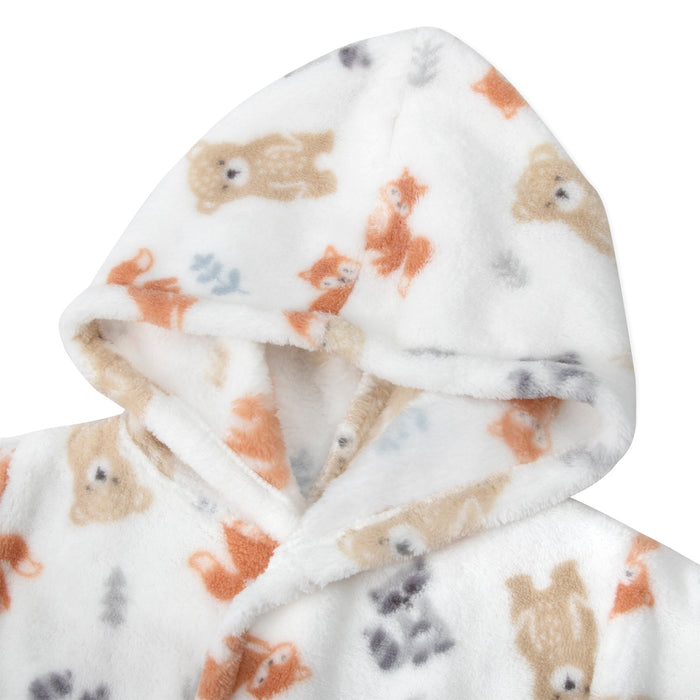 Forest Animal Toddler Robe - Grey - BagsInBulk.com