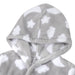 Cloudy Sky Toddler Robe - Grey - BagsInBulk.com