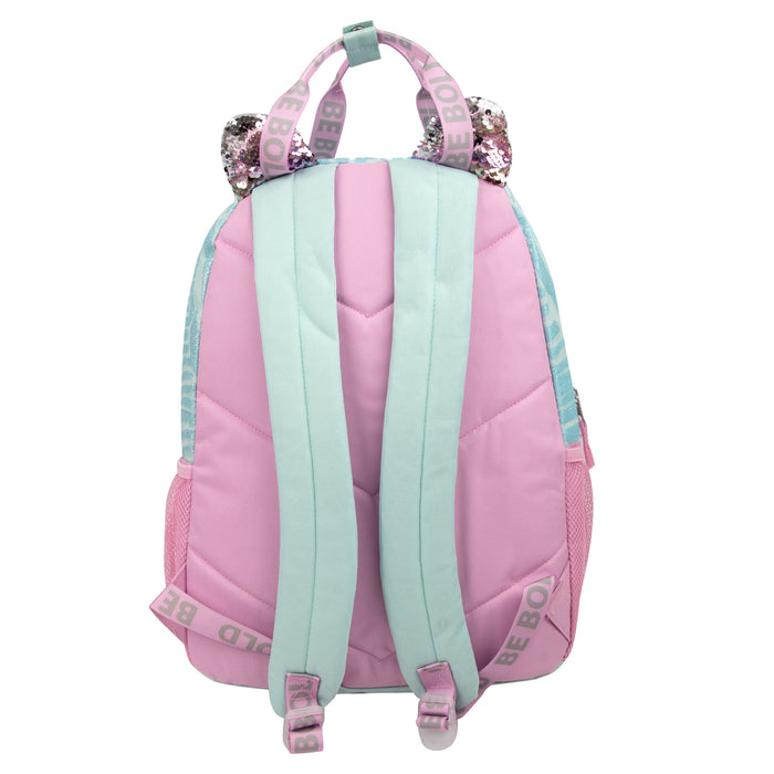 17-Inch Rainbow Kitty Backpack With 15-Piece School Supply Kit - BagsInBulk.com