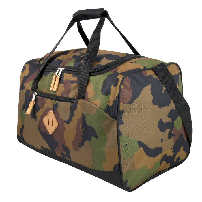 20-Inch Duffle Bag - Camo Print - BagsInBulk.com