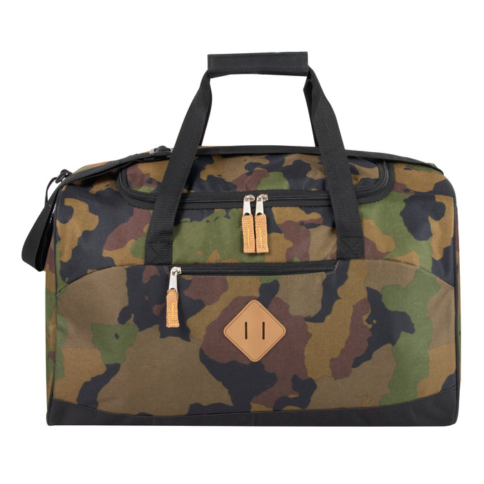 20-Inch Duffle Bag - Camo Print - BagsInBulk.com
