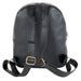 Mini Backpack 10 Inch Black Vinyl With Front Zipper Pocket - BagsInBulk.com