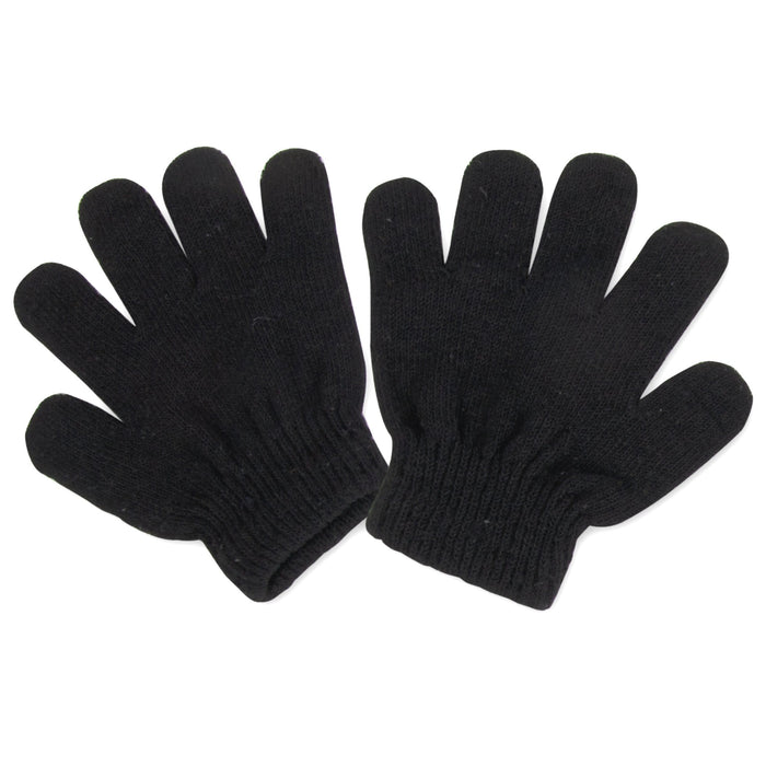 Children Knitted Gloves - 5 Assorted Colors - 