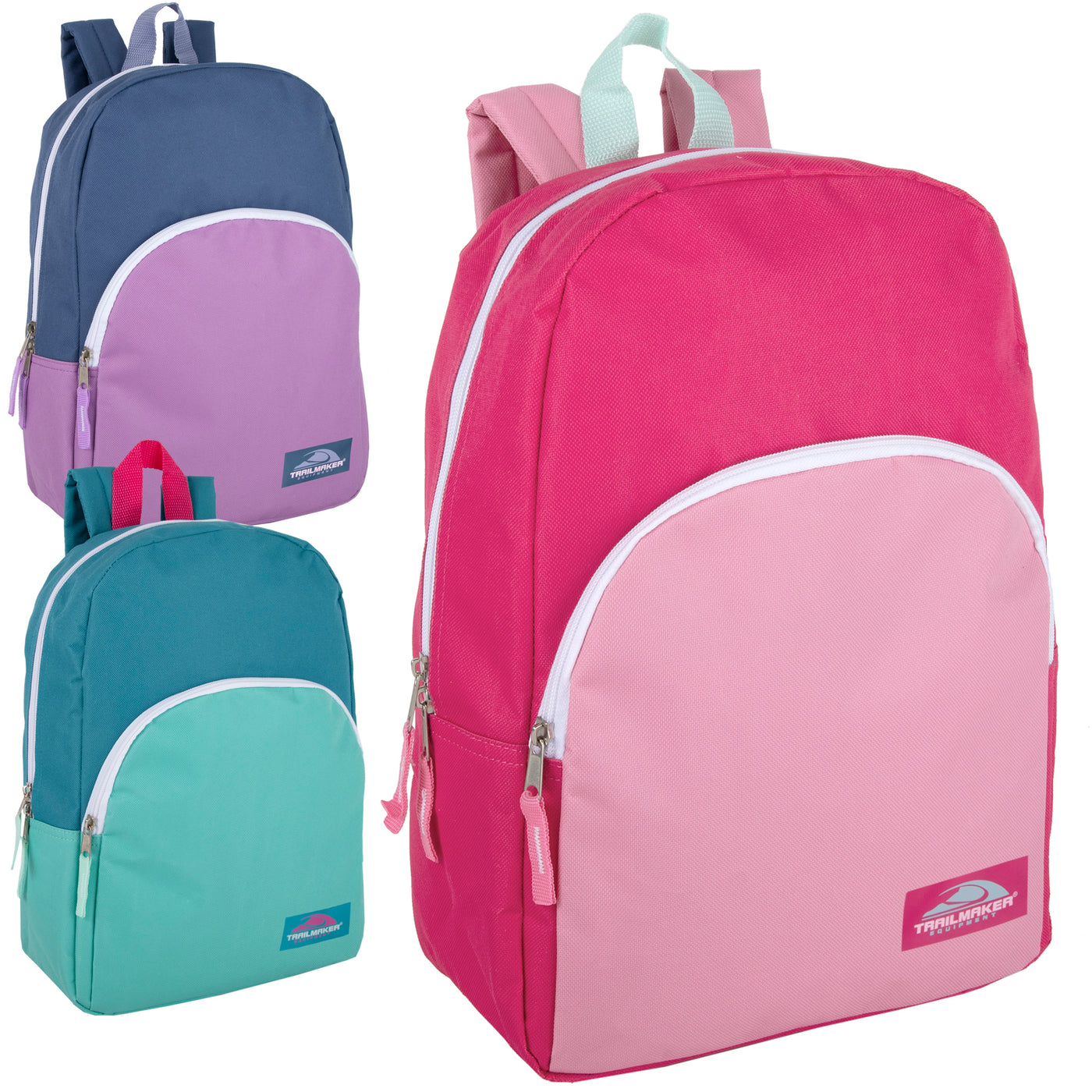 24pcs. 15 Inch Promo Backpack 4 Colors —