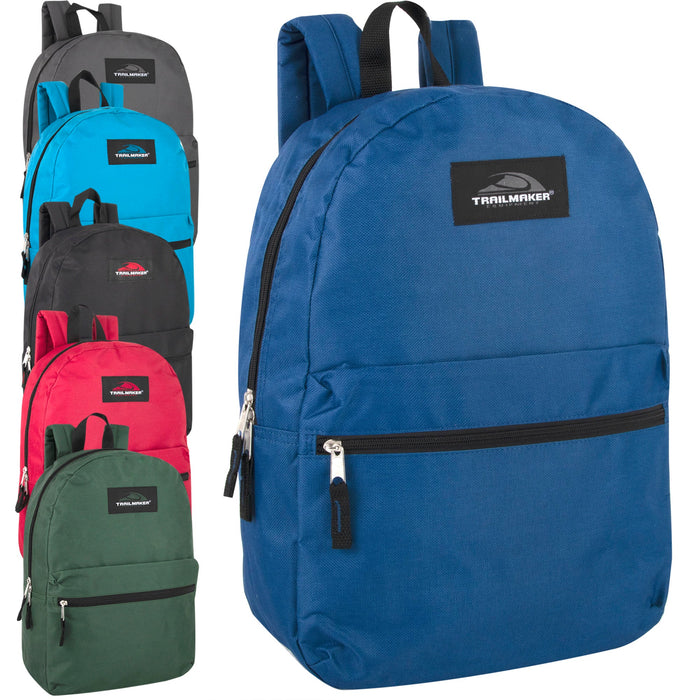 Wholesale Trailmaker Classic 17 Inch Backpack - BagsInBulk.com