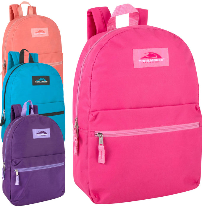 Wholesale Trailmaker Classic 17 Inch Backpack - BagsInBulk.com