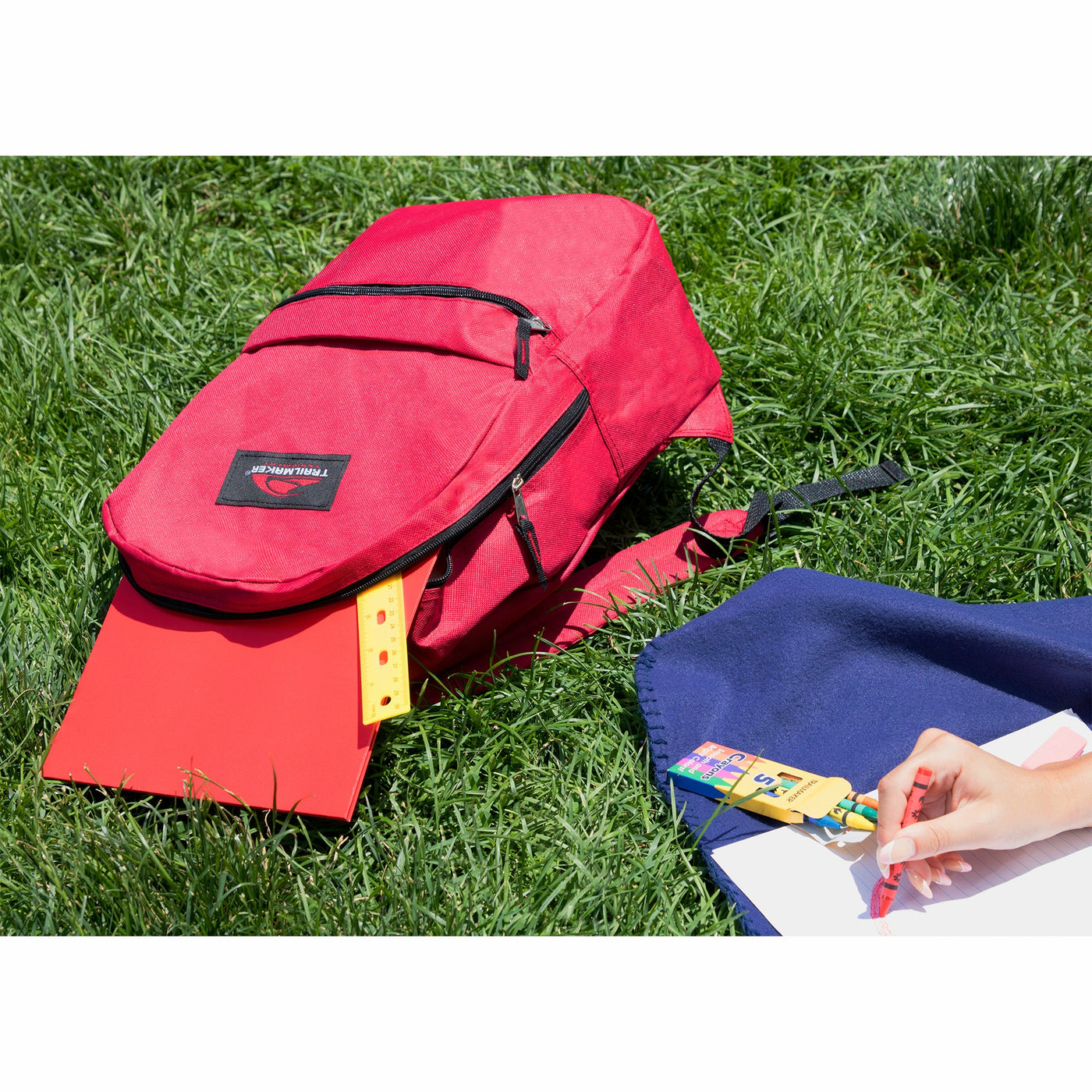 24pcs. 17" Trailmaker Classic Backpack 6 Colors Assortment