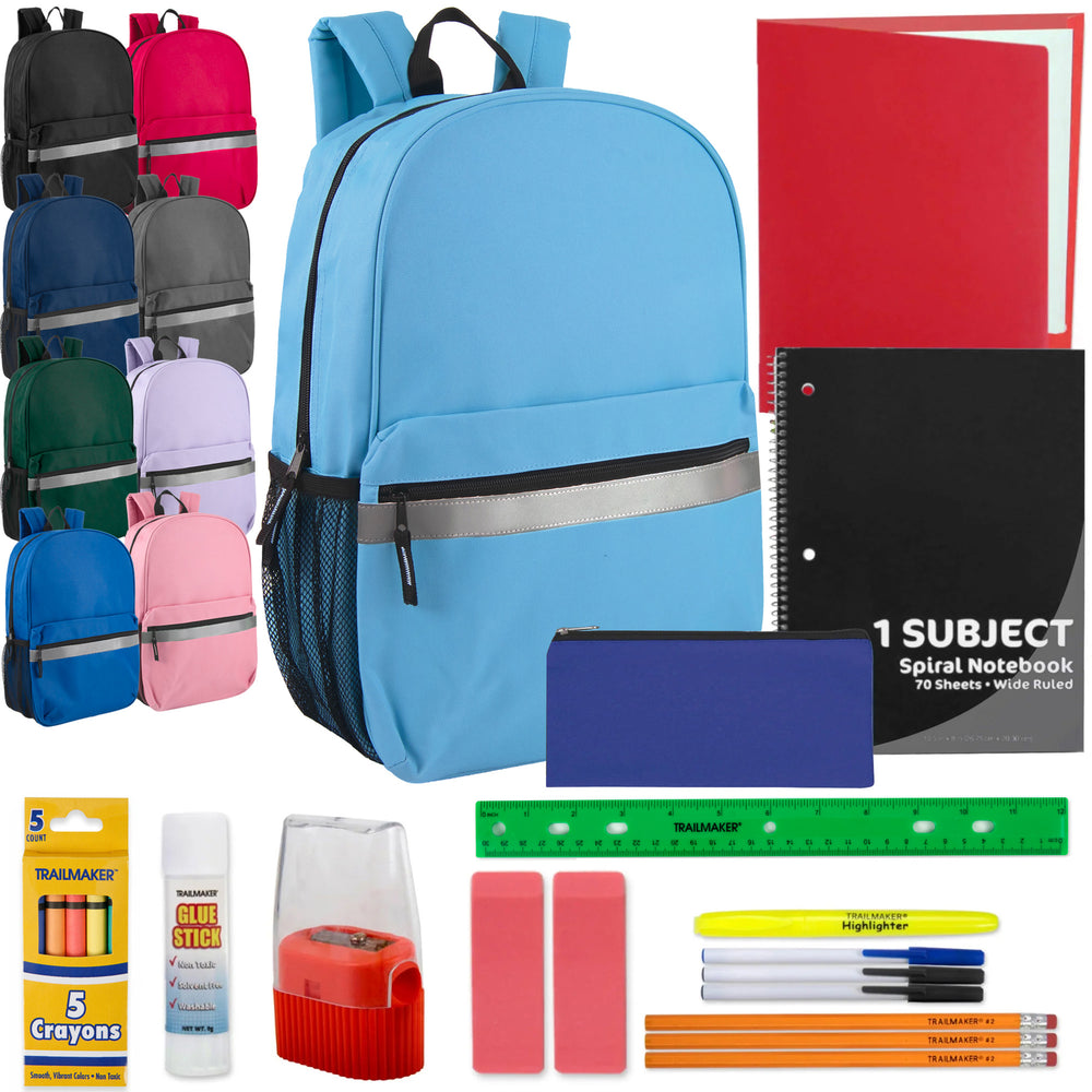 Bulk Backpack Kits - Back-to-School Bundles Wholesale — BagsInBulk.com