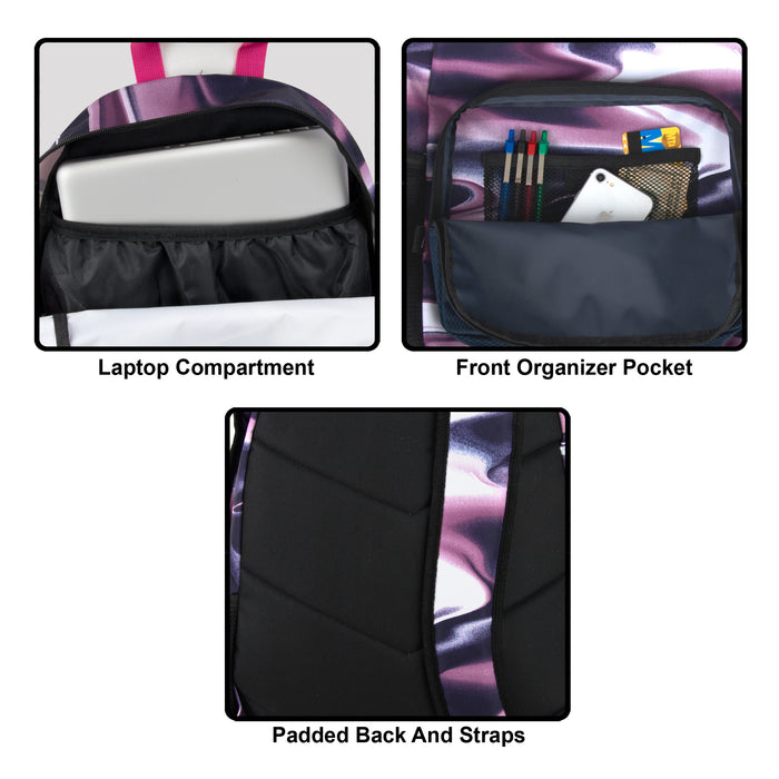 Head 17 Inch Pink Camo Backpack