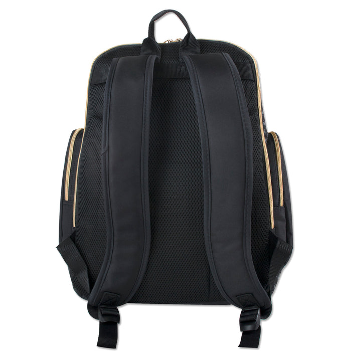 Fisher Price Gemma Fast Finder Diaper Backpack  + Changing Pad - Black