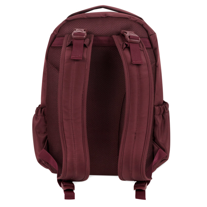 Burgundy diaper backpack hotsell