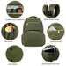 Fisher-Price Signature Morgan Backpack Diaper Bag - 	Olive - BagsInBulk.com