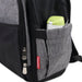 Fisher-Price Fastfinder Multi-Pocket Diaper Bag Backpack - Heather Grey - BagsInBulk.com