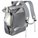 Fisher Price Roll Top Maverick Backpack Diaper Bags - Two Tone Grey - BagsInBulk.com