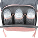 Baby Essentials Two-Tone Wide Opening Diaper Bag Backpack with Changing Pad and Stroller Straps - BagsInBulk.com