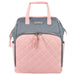 Baby Essentials Two-Tone Wide Opening Diaper Bag Backpack with Changing Pad and Stroller Straps - BagsInBulk.com