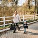 Baby Essentials Quilted Diaper Bag Tote 2-Piece Set - Black - BagsInBulk.com