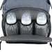 Baby Essentials Quilted Diaper Bag Backpack w Changing Pad - Two Tone - BagsInBulk.com