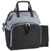 Baby Essentials Quilted Diaper Bag Backpack w Changing Pad - Two Tone - BagsInBulk.com