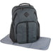 Baby Essentials Two Tone Diaper Bag Backpack w Changing Pad - Grey - BagsInBulk.com