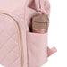 Baby Essentials Wide Opening Diaper Bag Backpack With Changing Pad And Stroller Straps - Pink - BagsInBulk.com