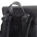 Baby Essentials Vegan Leather Flap Diaper Backpack + Changing Pad - Black
