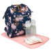 Baby Essentials Frame Diaper Bag Backpack w Changing Pad - Floral