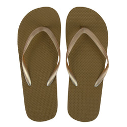 Women's Flip Flops - Gold - 