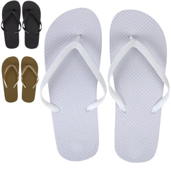 Women's Flip Flops - 3 Color Assortment - 
