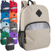 17-Inch Safety Reflective Backpack with Side Pocket - BagsInBulk.com