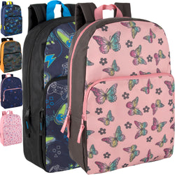 17-inch Printed Backpack - BagsInBulk.com