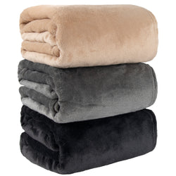 Cozy Luxe Large Throw Blankets 80" x 60" - BagsInBulk.com