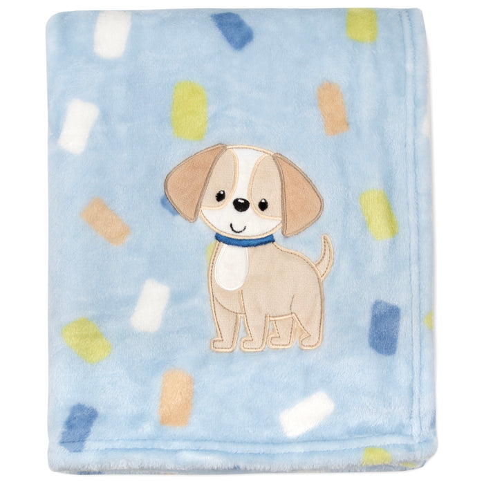 Baby Fleece Animal Themed Blankets 36" x 30" - Single Prints - BagsInBulk.com