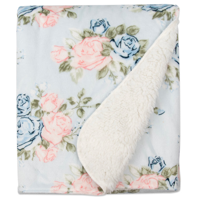 Baby Plush & Sherpa Blankets 35" x 30" - Single Prints - BagsInBulk.com