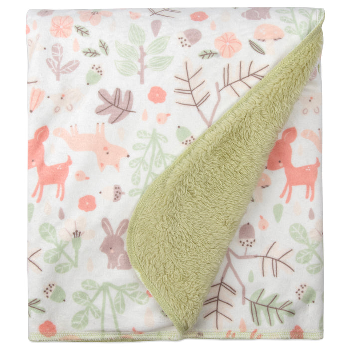Baby Plush & Sherpa Blankets 35" x 30" - Single Prints - BagsInBulk.com