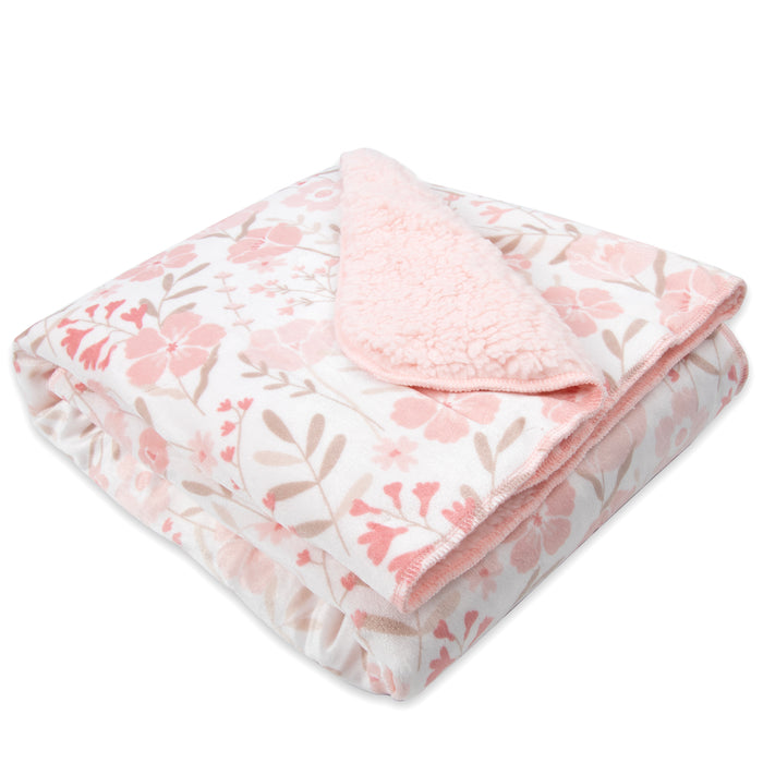 Baby Plush & Sherpa Blankets 35" x 30" - Single Prints - BagsInBulk.com