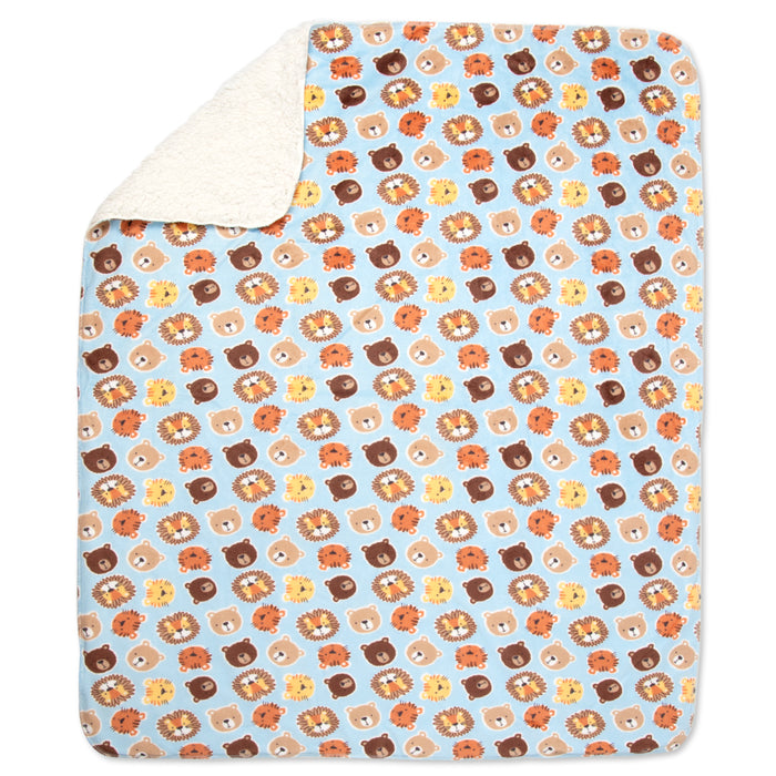 Baby Plush & Sherpa Blankets 35" x 30" - Single Prints - BagsInBulk.com