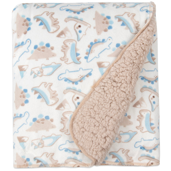 Baby Plush & Sherpa Blankets 35" x 30" - Single Prints - BagsInBulk.com
