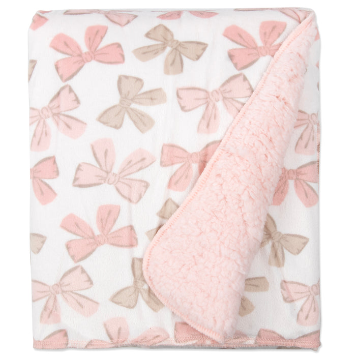 Baby Plush & Sherpa Blankets 35" x 30" - Single Prints - BagsInBulk.com