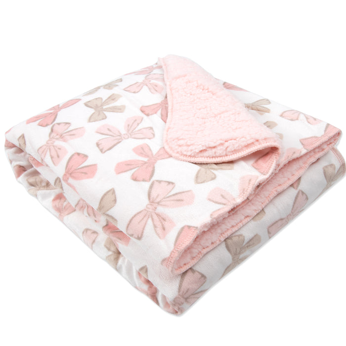 Baby Plush & Sherpa Blankets 35" x 30" - Single Prints - BagsInBulk.com