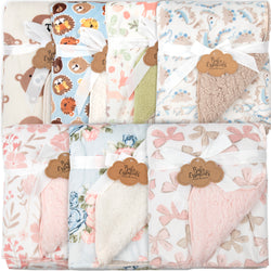 Baby Plush & Sherpa Blankets 35" x 30" - Single Prints - BagsInBulk.com
