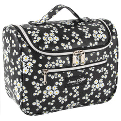 U-Zip Cosmetic Mini Bag - Daisy Print - BagsInBulk.com