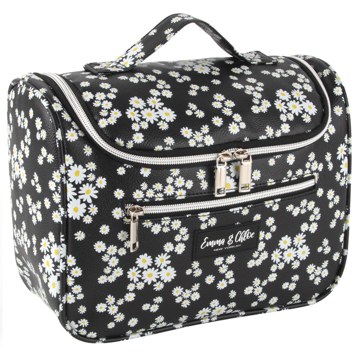 U-Zip Cosmetic Mini Bag - Daisy Print - BagsInBulk.com