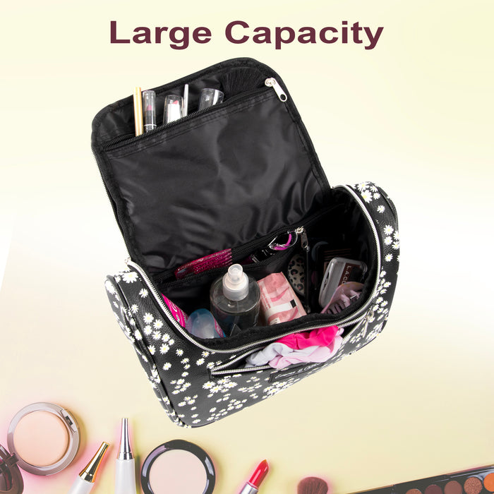 U-Zip Cosmetic Mini Bag - Daisy Print - BagsInBulk.com