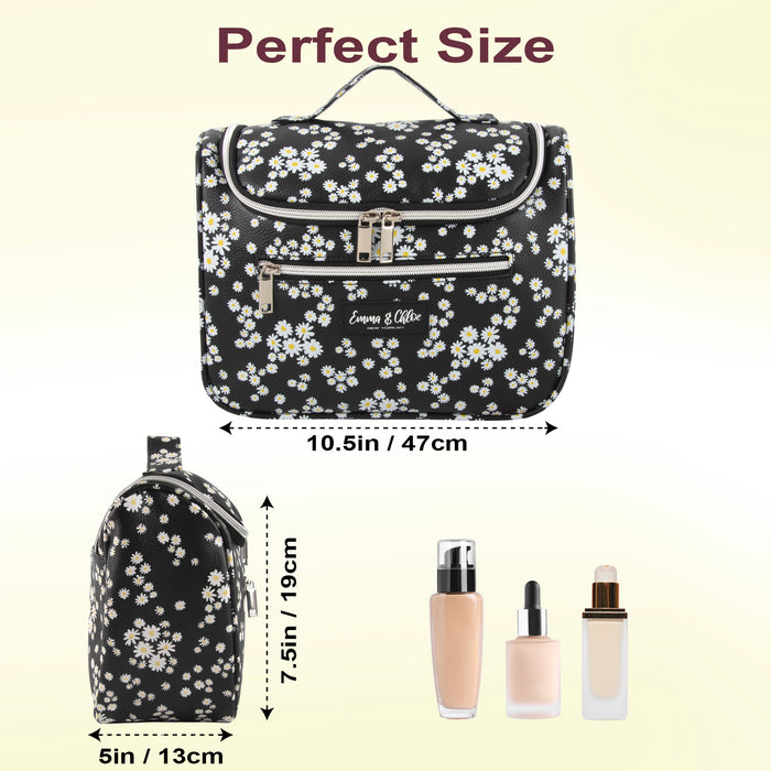 U-Zip Cosmetic Mini Bag - Daisy Print - BagsInBulk.com