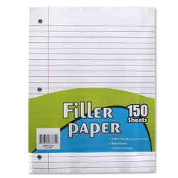Notebook Filler Paper - College Ruled - 150 Sheets - BagsInBulk.com