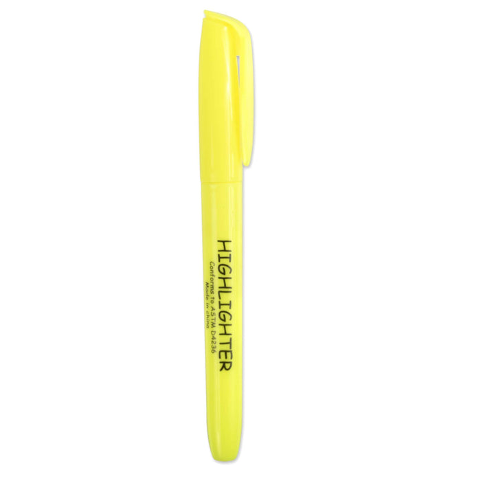 Classic Yellow Highlighter (single) - BagsInBulk.com