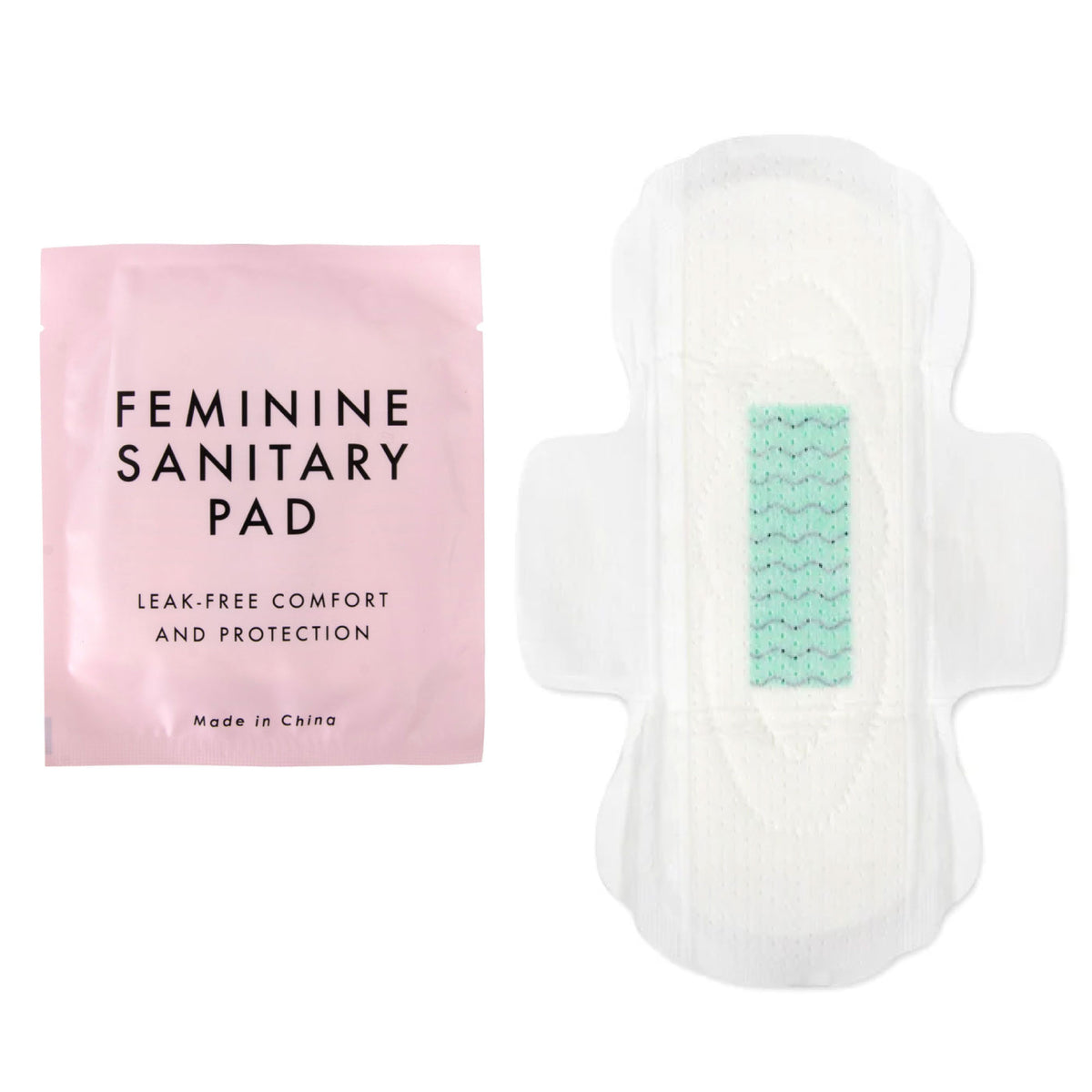 100-pack Bulk Feminine Sanitary Pads - Ideal for Donating — BagsInBulk.com
